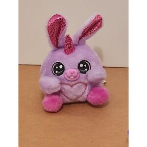 Zuru Rainbowcorns Bunnycorn Surprise Purple Pink Heart Bunny Rabbit Plush Toy 4"